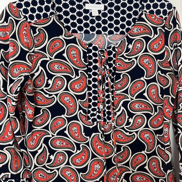 Fun paisley print top from Macys ⭐️ - Picture 2 of 5